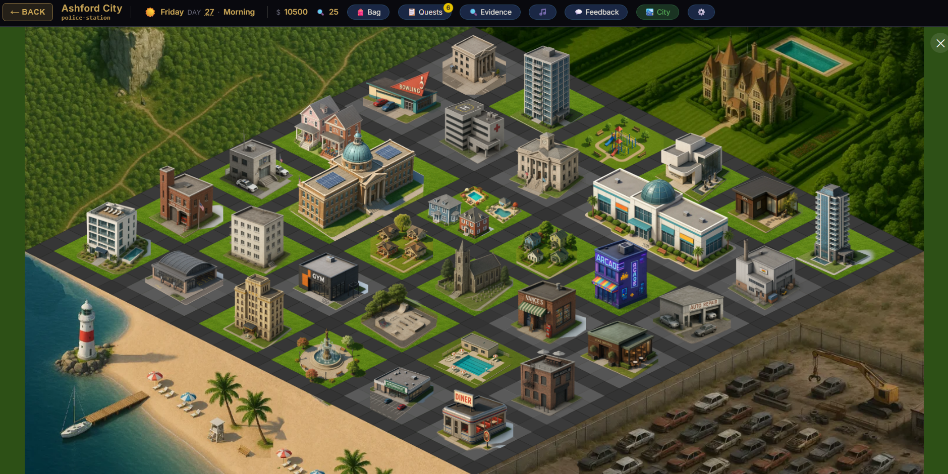 Ashford City map